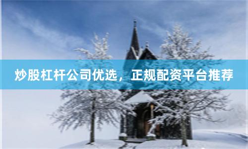 炒股杠杆公司优选，正规配资平台推荐
